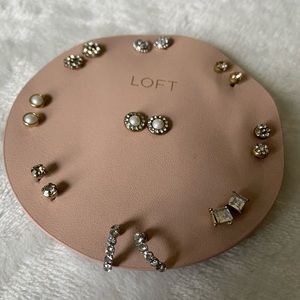 🆕 Loft Metallic Stud Earring Set